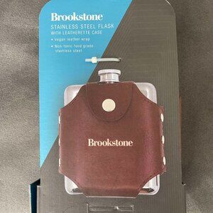 NIB- Brookstone stainless steel flask